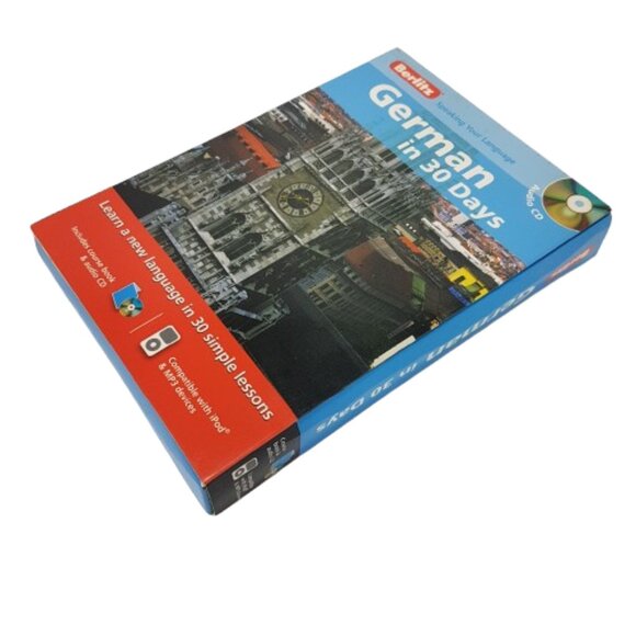 CD BERLITZ German in 30 Days Language Training Audio CD and Course Book Box Set - Picture 9 of 11